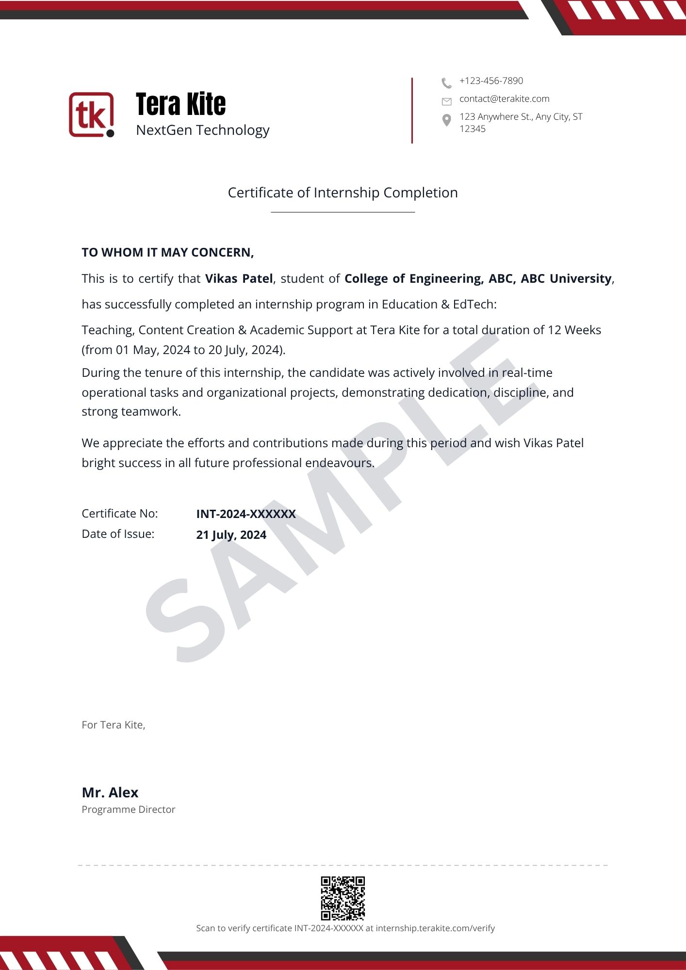 Completion Certificate